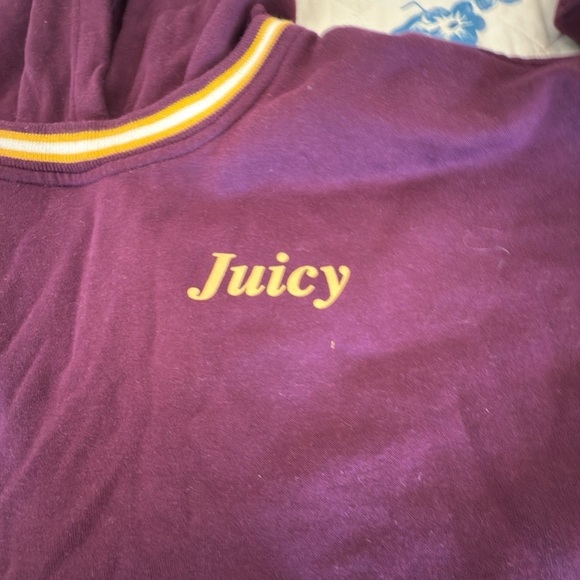 Juicy Couture tracksuit set in Burgundy and florals - Picture 9 of 10